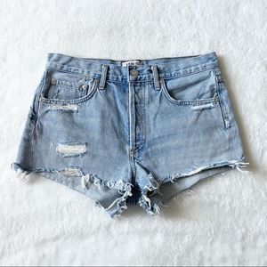 SALE!! Agolde Distressed Denim Shorts